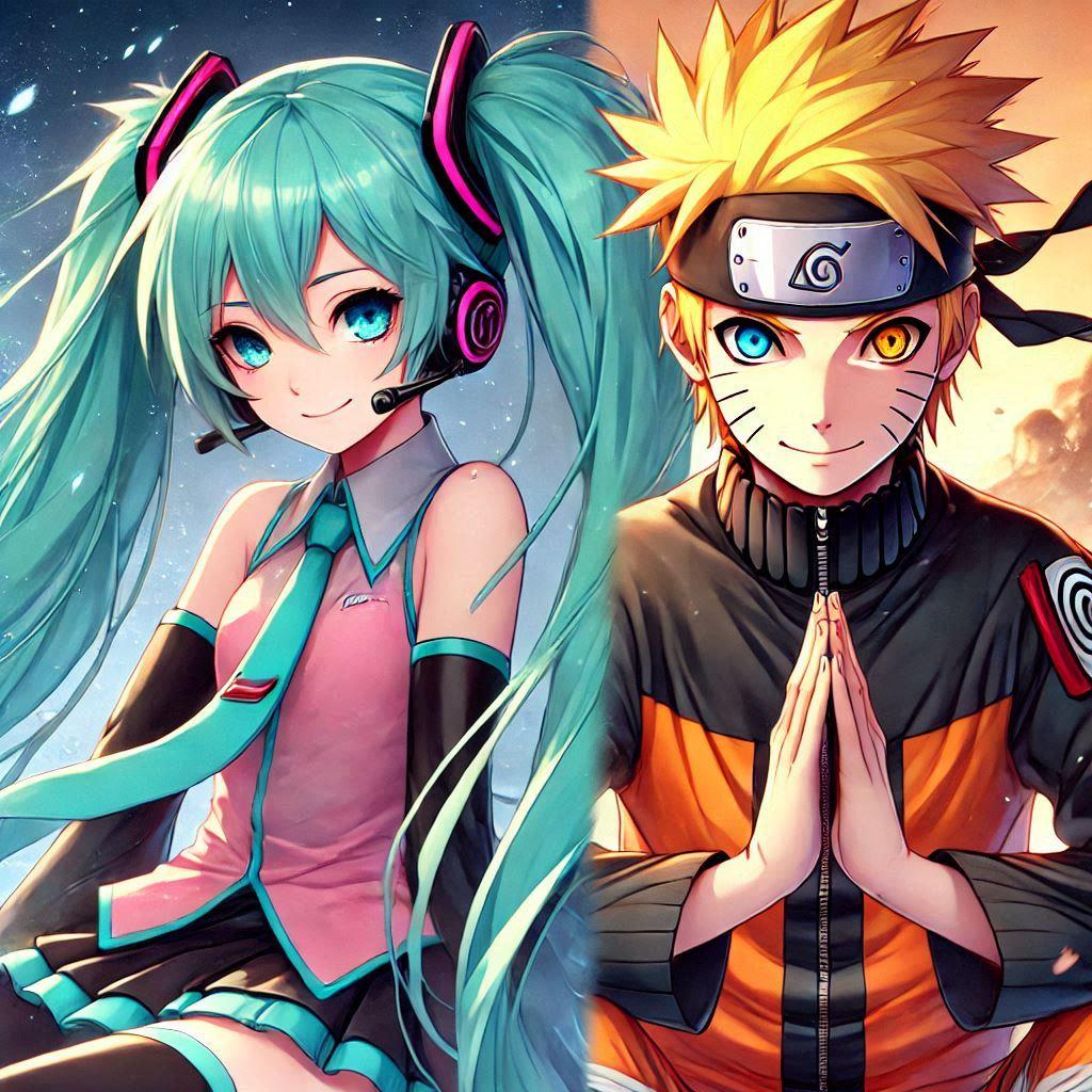 うずまきナルトと初音ミク