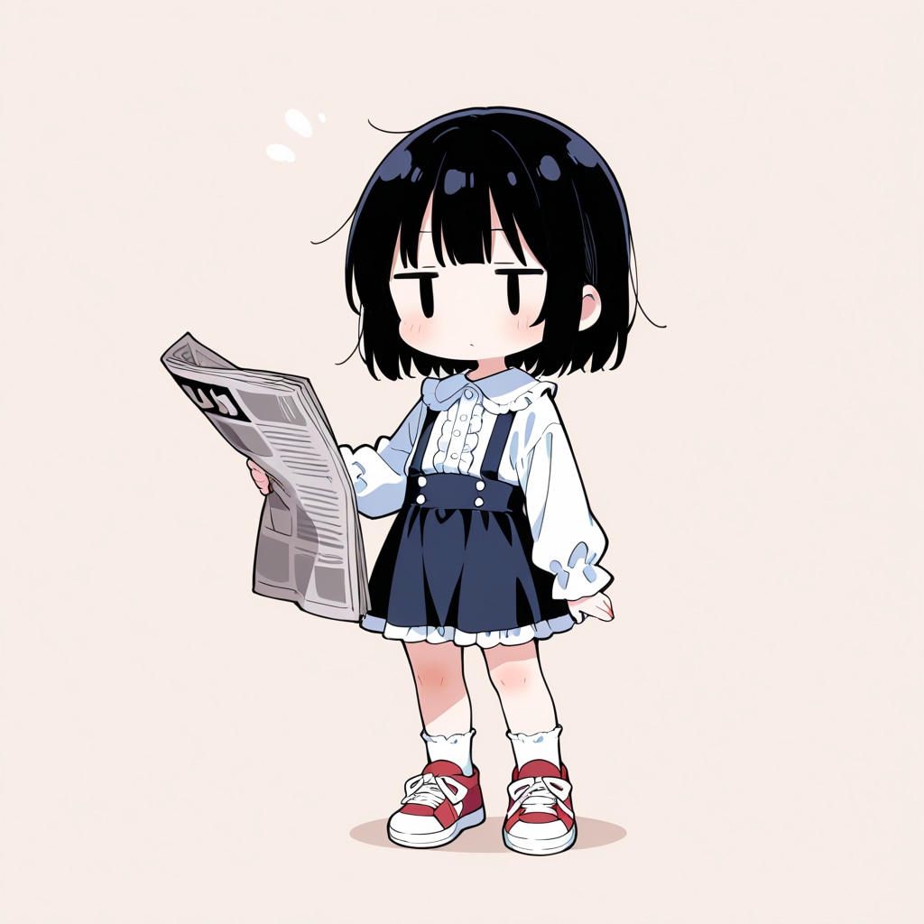 新聞を読んでみる | の人気AIイラスト・グラビア