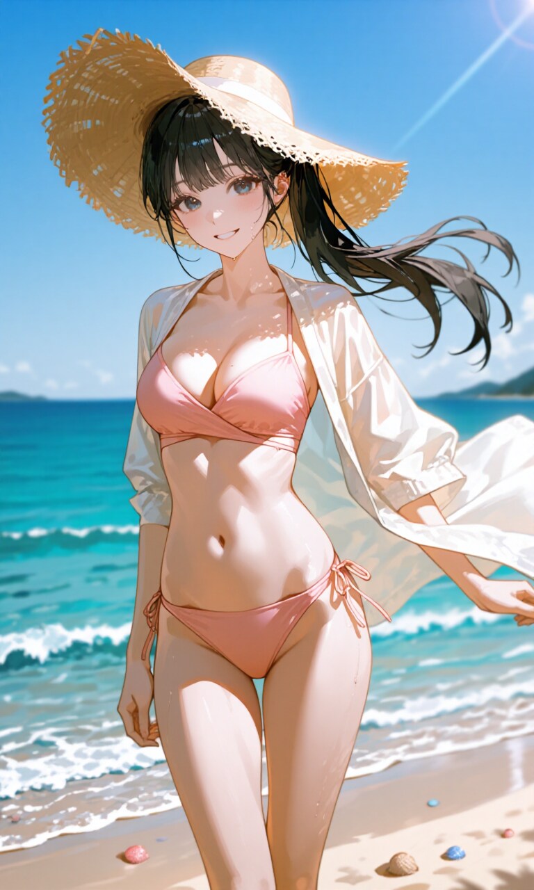 夏のビーチ