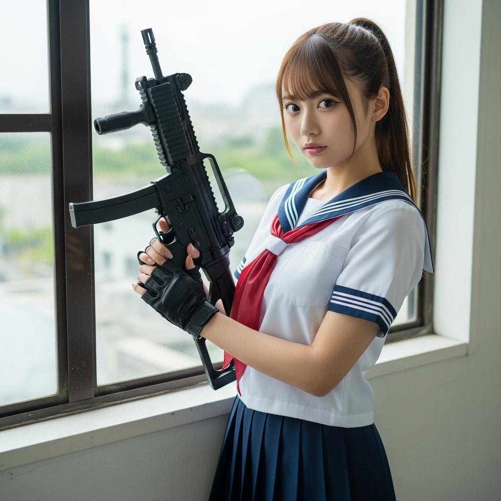 ＪＫのサバゲーⅣ | の人気AIイラスト・グラビア