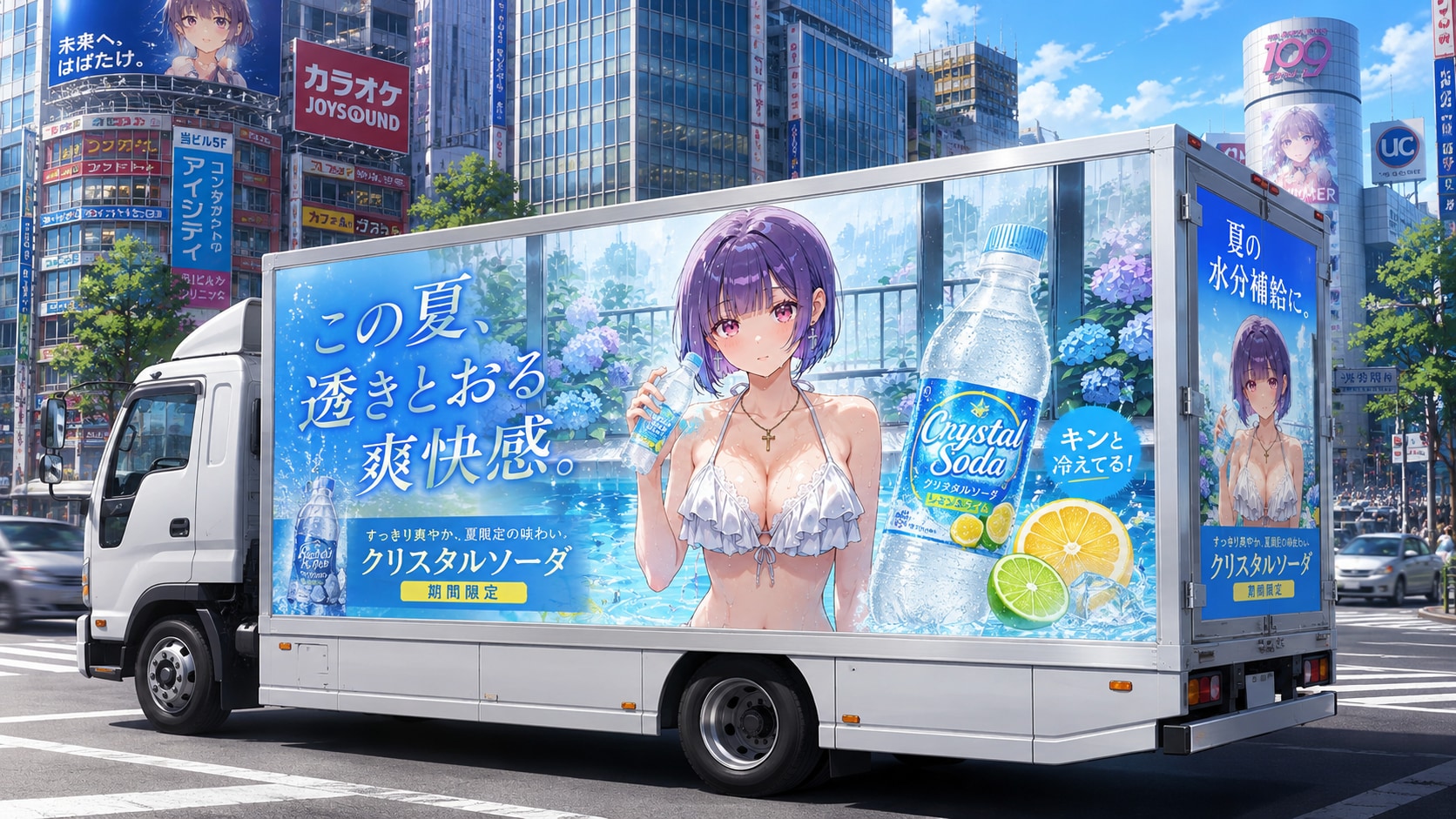 この夏、透きとおる爽快感。
