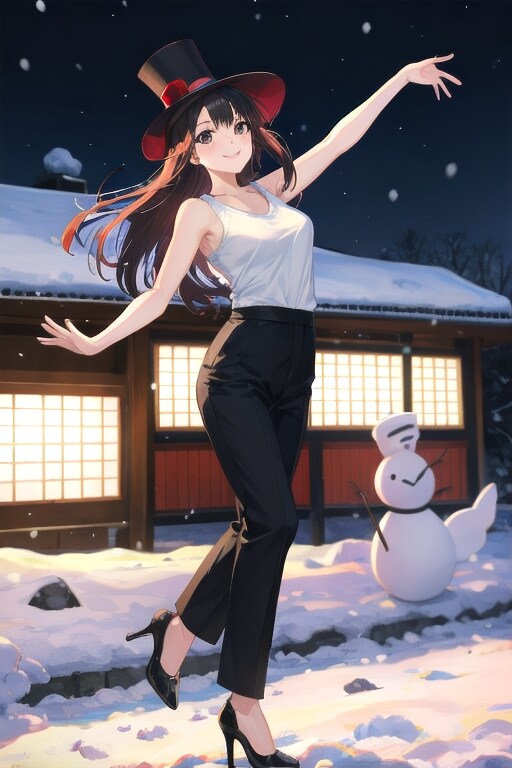 かっこかわいいダンサー白鳥英美梨　さっぽろ雪まつりで、ダンス！