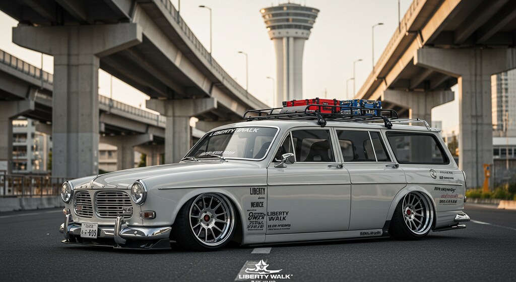 リバティーウォークボルボアマゾンワゴン