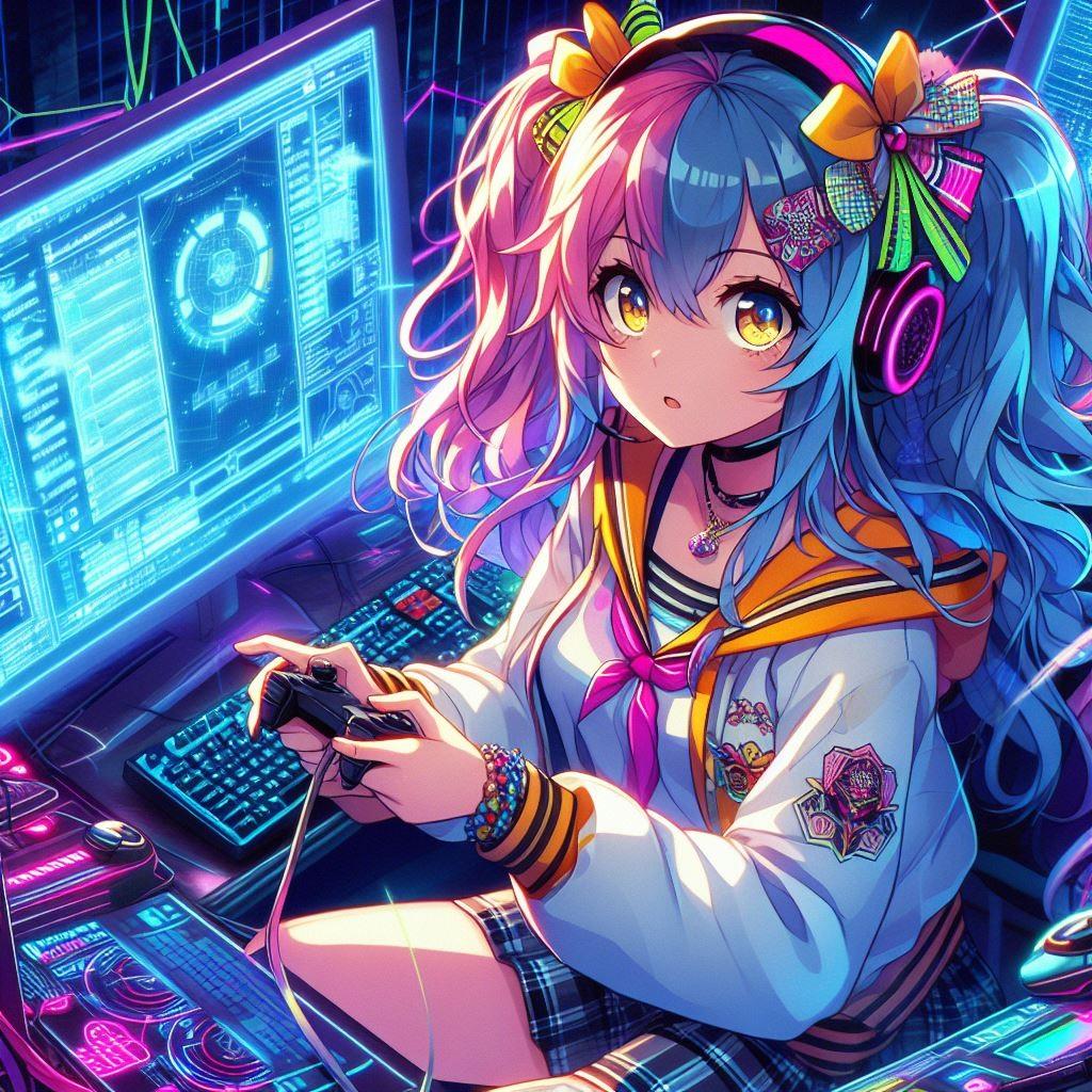 ゲーミング女子高生