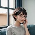眼鏡女子の朝 6枚目