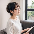 眼鏡女子の朝 4枚目