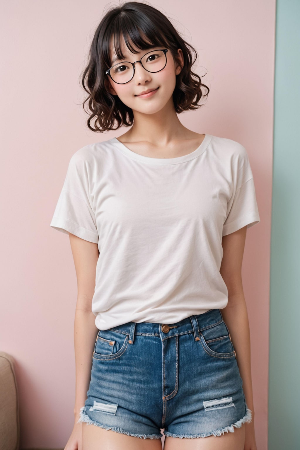 眼鏡女子の朝