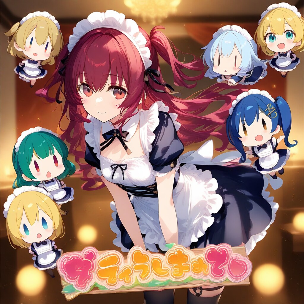 3単語チビメイドさん