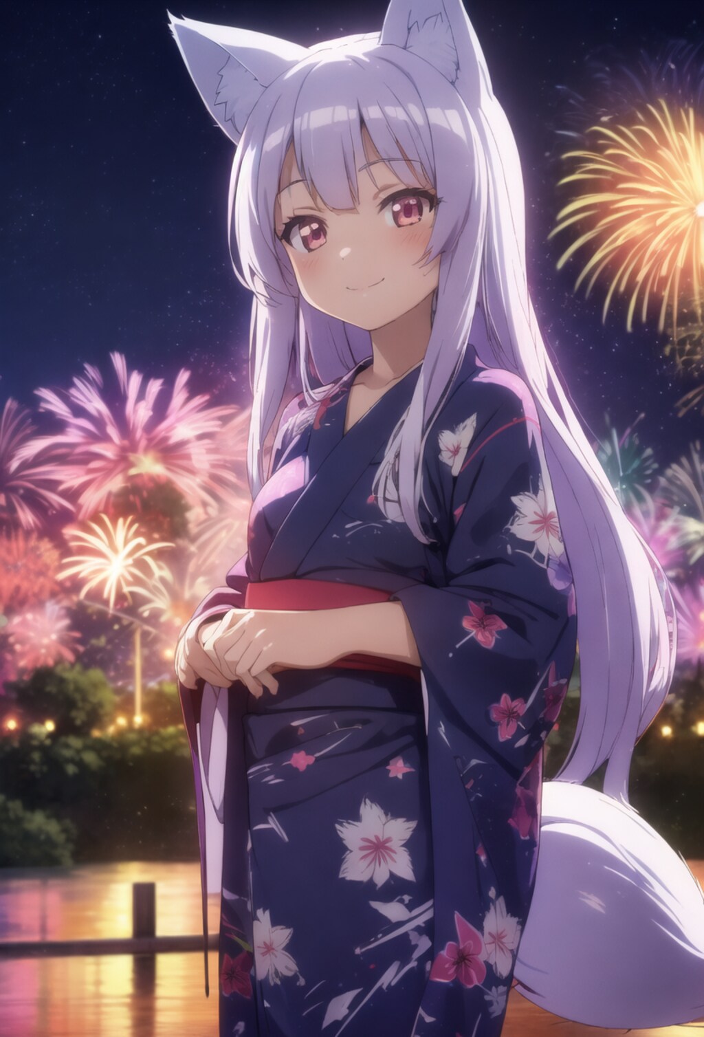 狐ちゃんと夏祭り