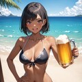 昭和風ビールポスター 2枚目