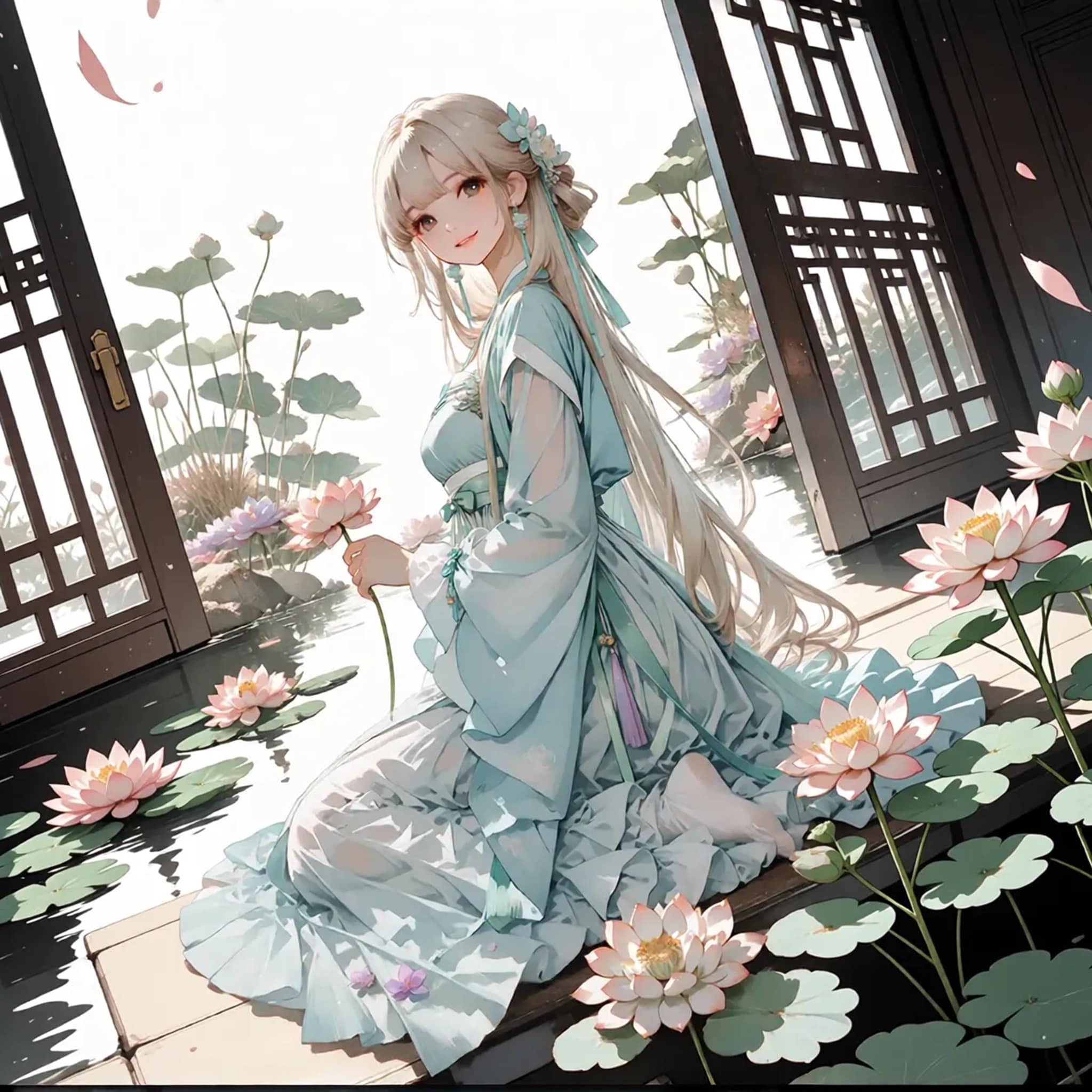 睡蓮の女