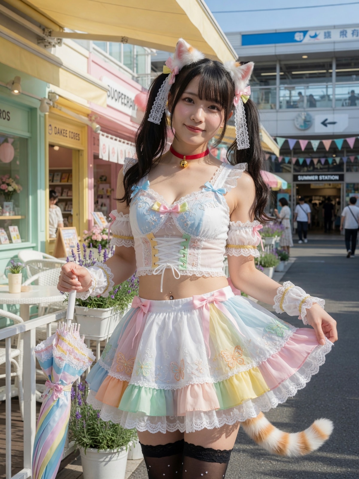 黒ツイにゃん
