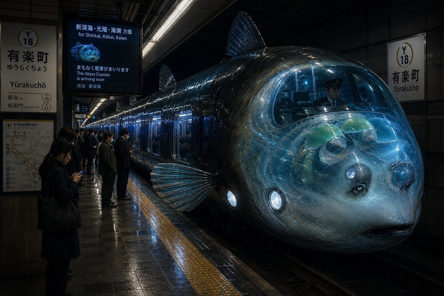 ★深海鉄道 | の人気AIイラスト・グラビア