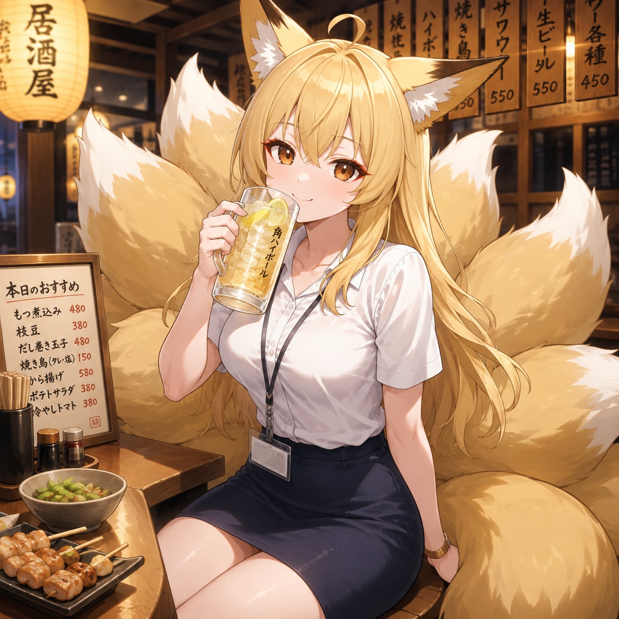 8/10　ハイボールの日 | の人気AIイラスト・グラビア