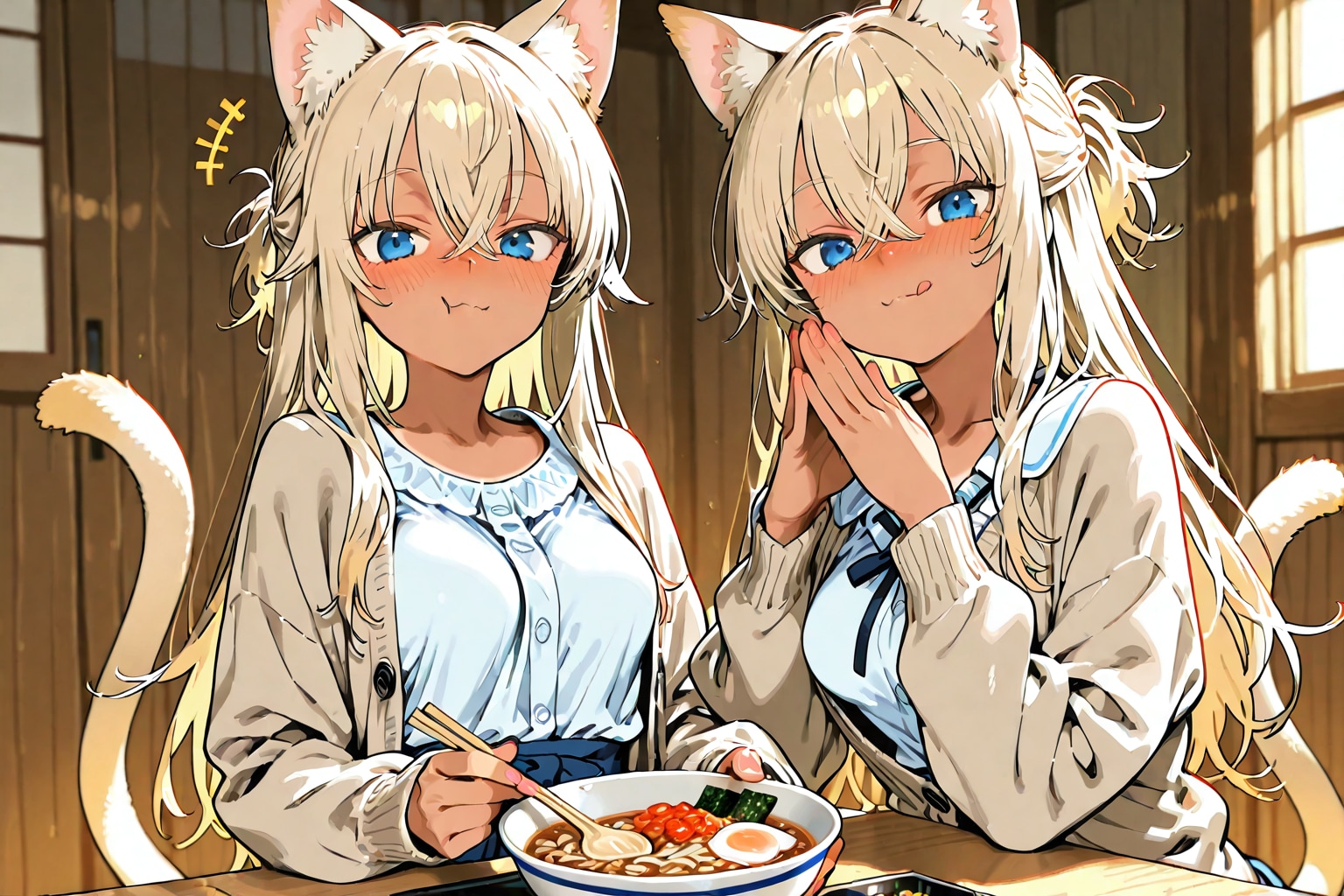 あたたかいうどん | の人気AIイラスト・グラビア