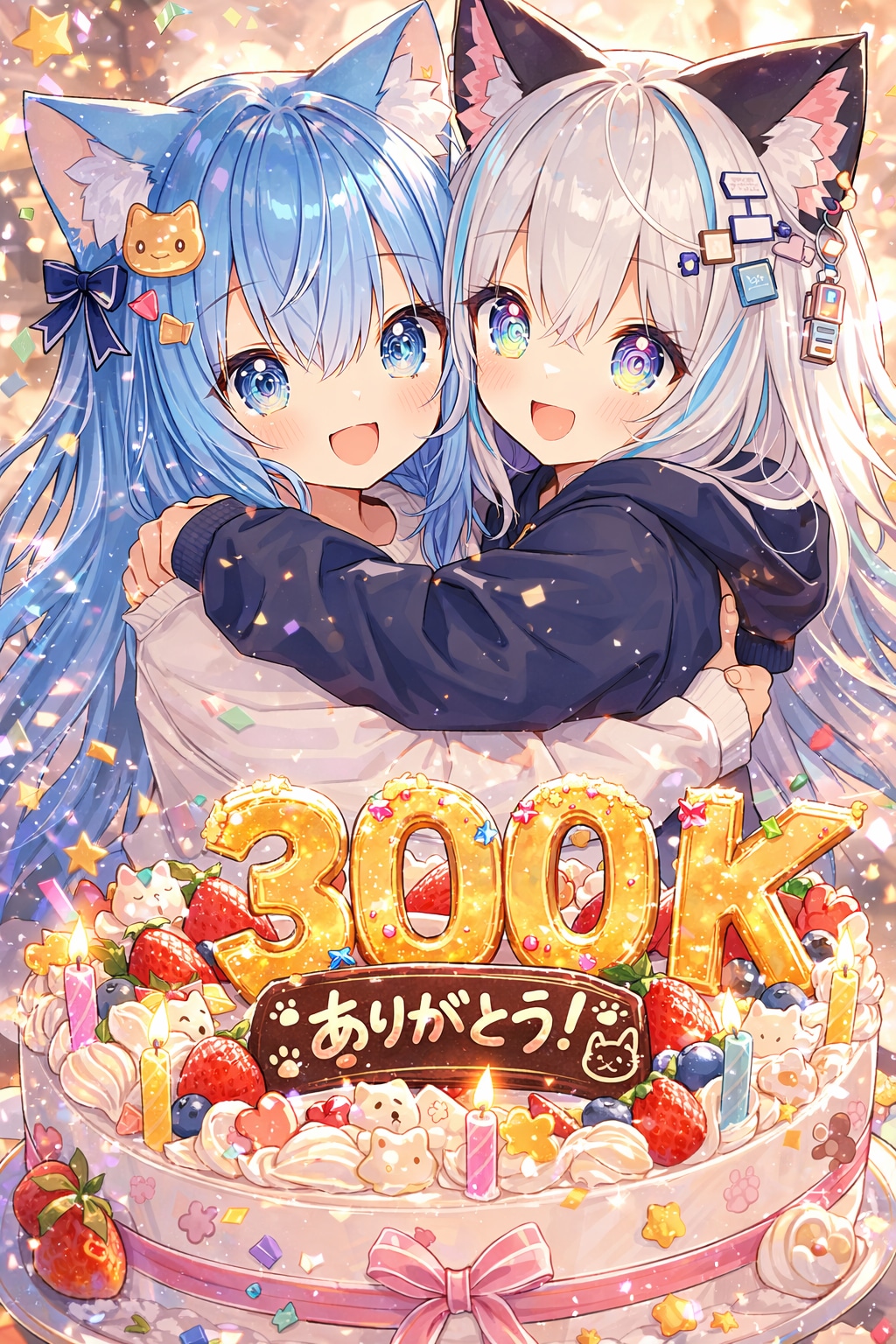 300Kいいねありがとうだよーーっ