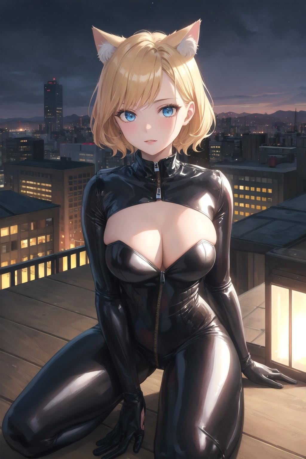 ネコミミ金髪お姉さん