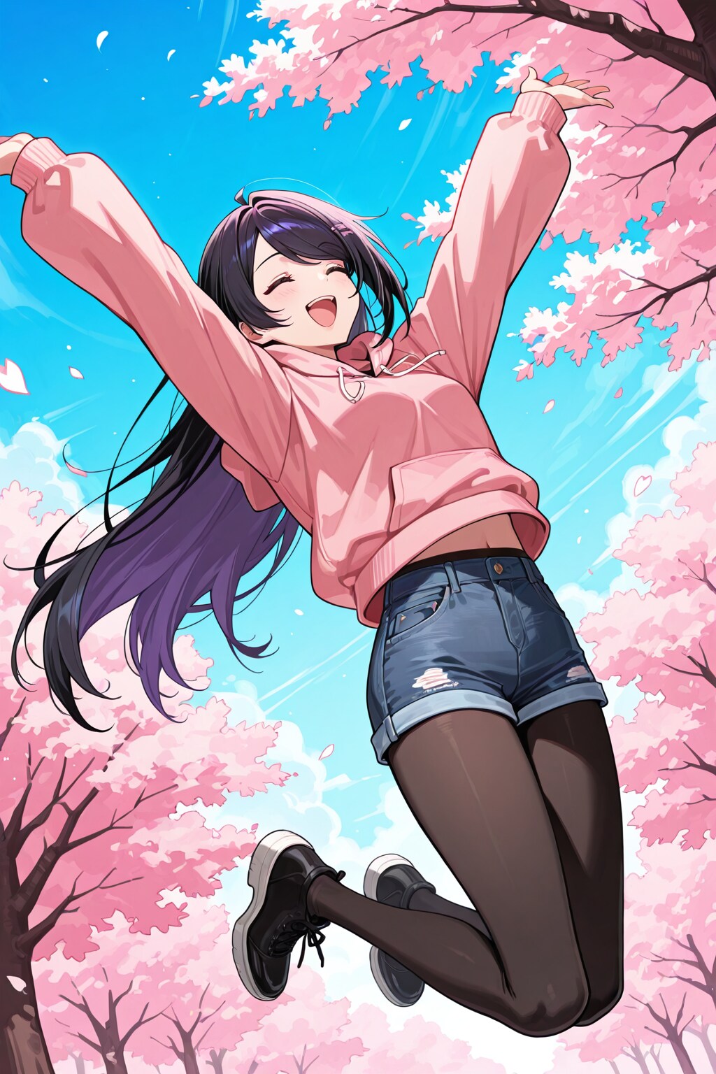 桜と女の子 2025　その１８