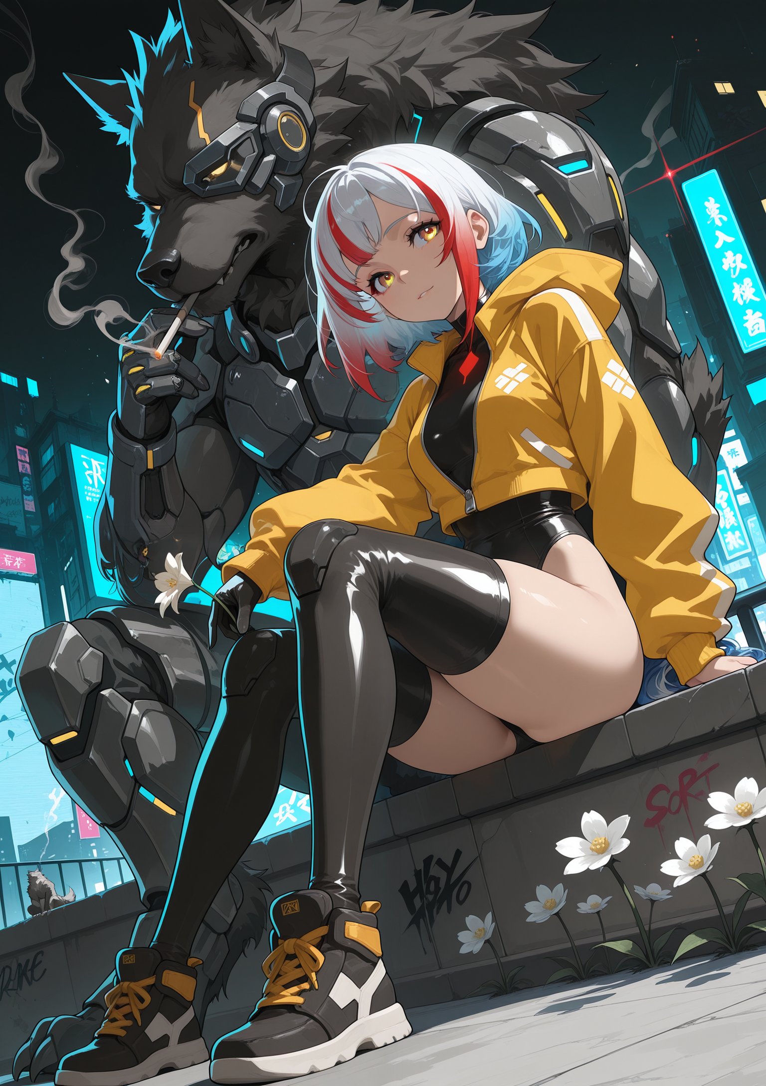 少女とオオカミ