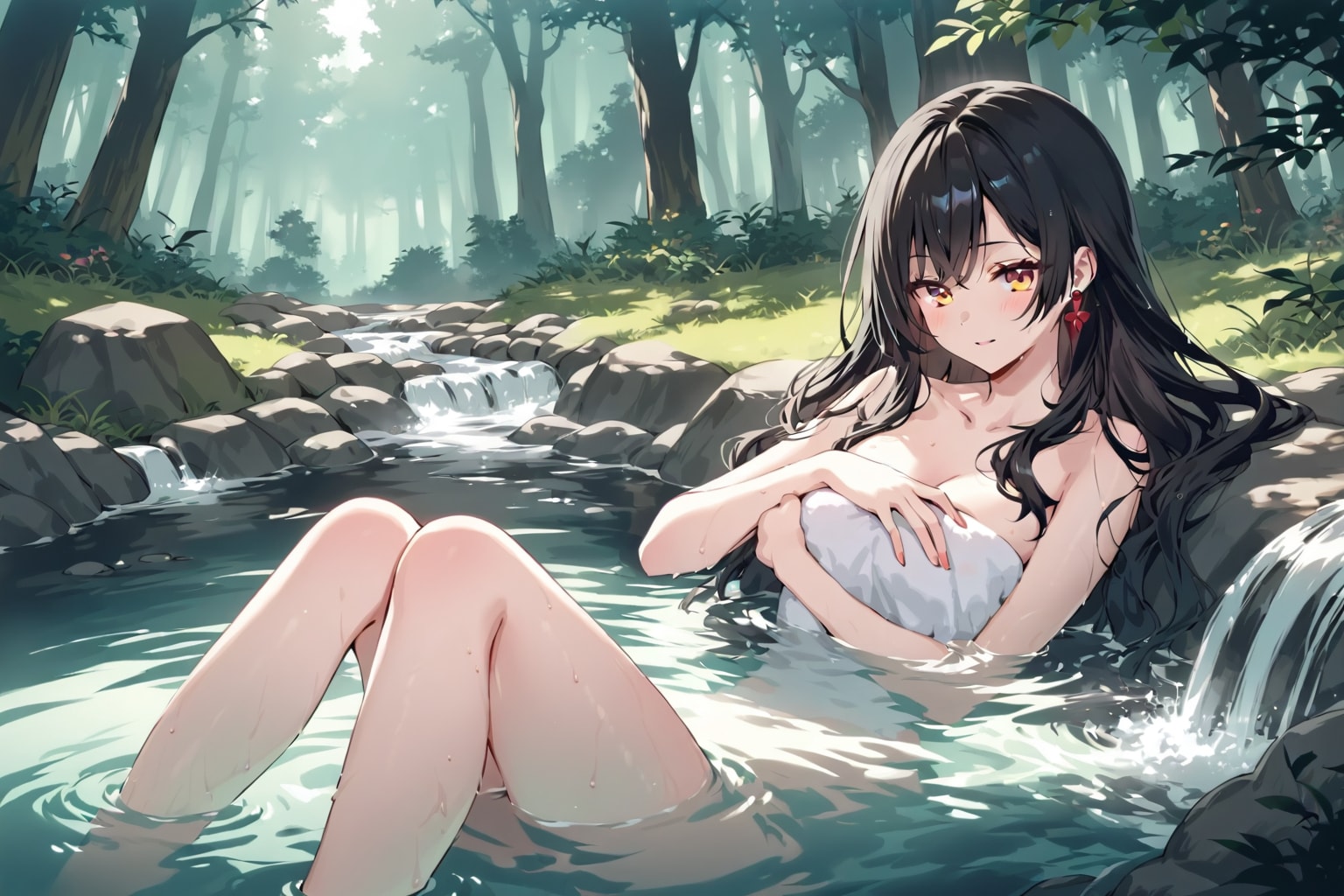 水浴び