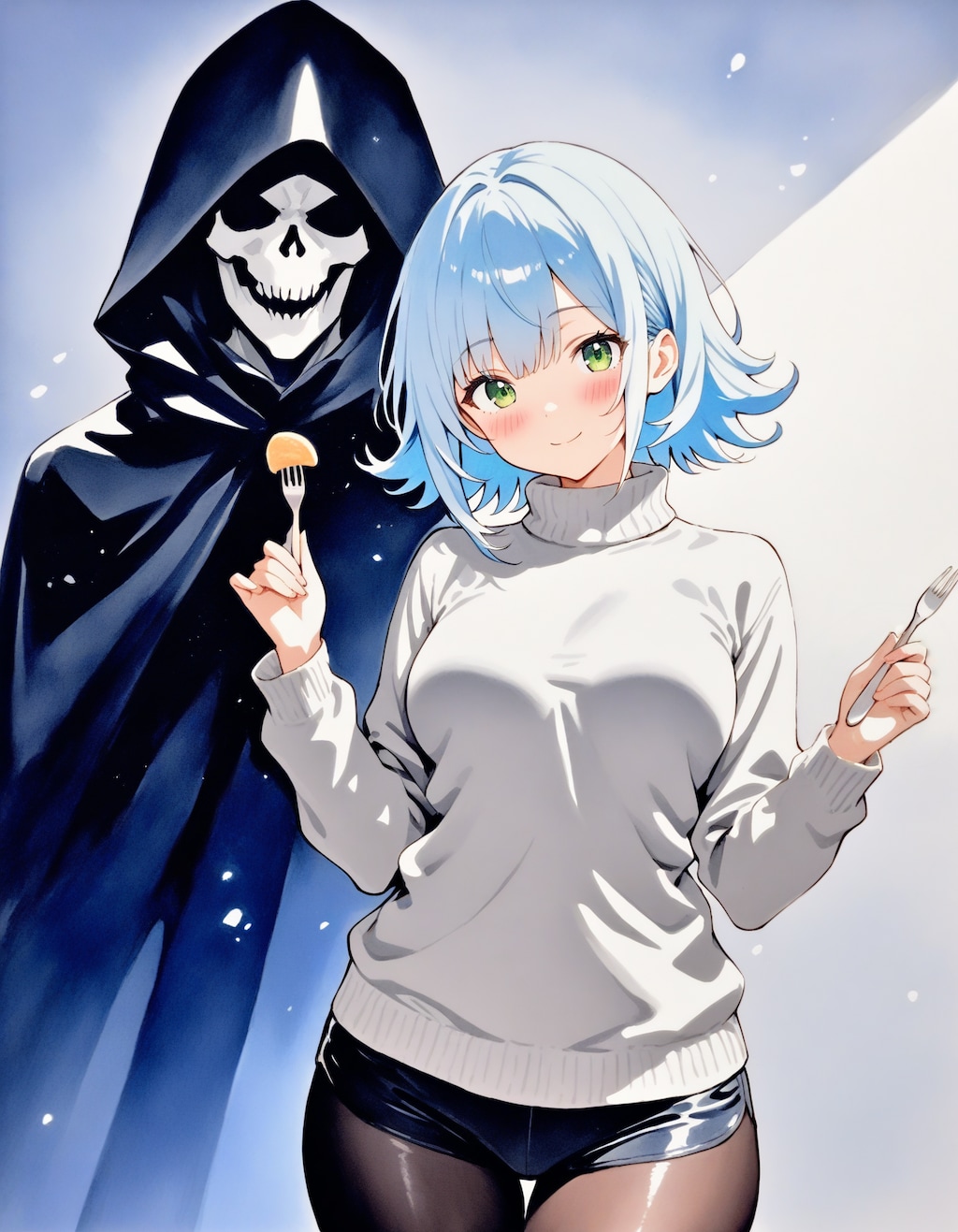 A子コスプレ#4 ドカ食い