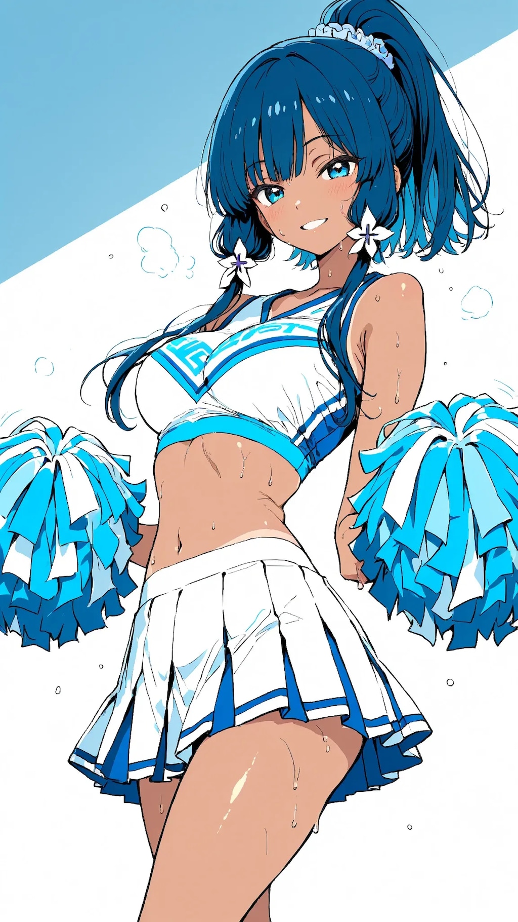 青組チアガール