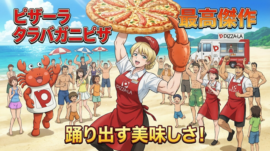 ダー様とピザーラ。