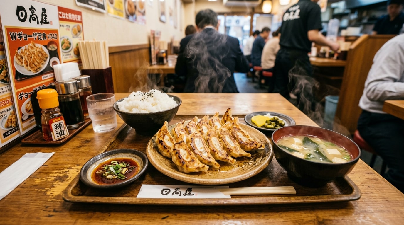 日〇屋のダブル餃子定食 | の人気AIイラスト・グラビア
