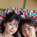 仲良し2人のほっこりヌード 6枚目