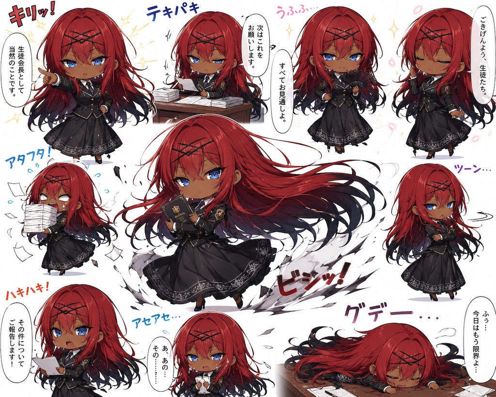 チビキャラ対決！