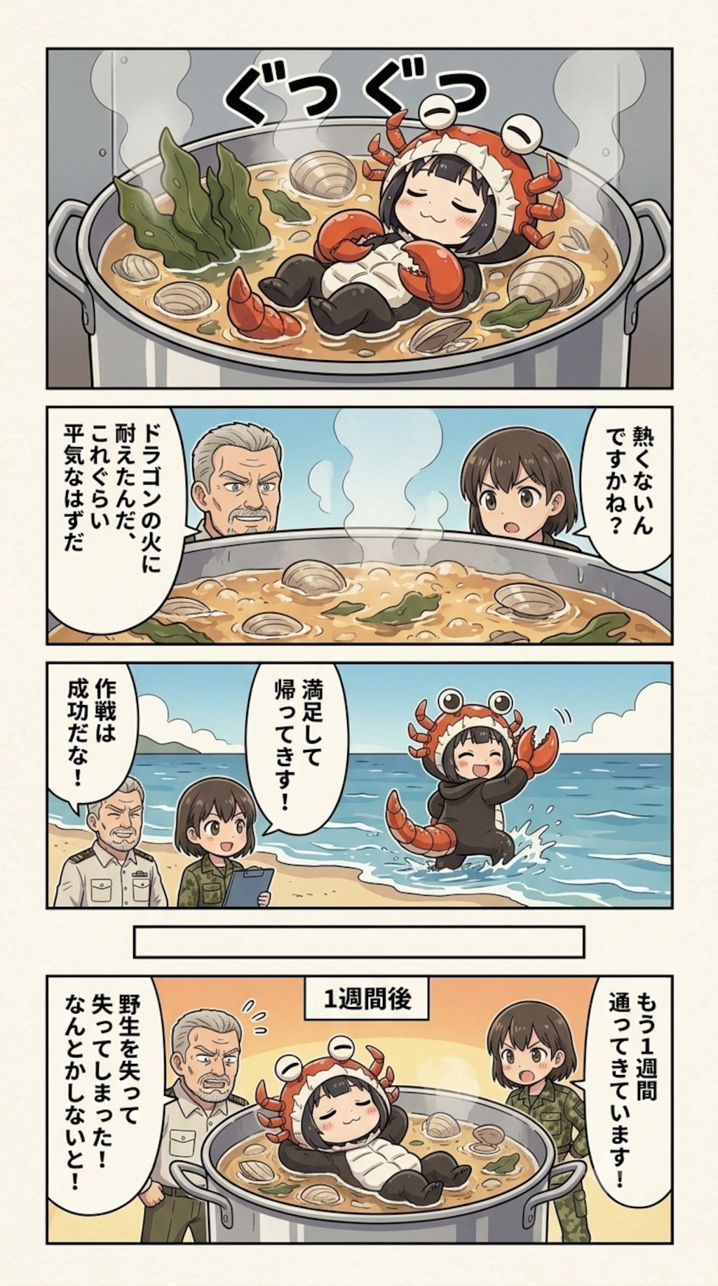 【12】いい湯だね！カニナベチャン