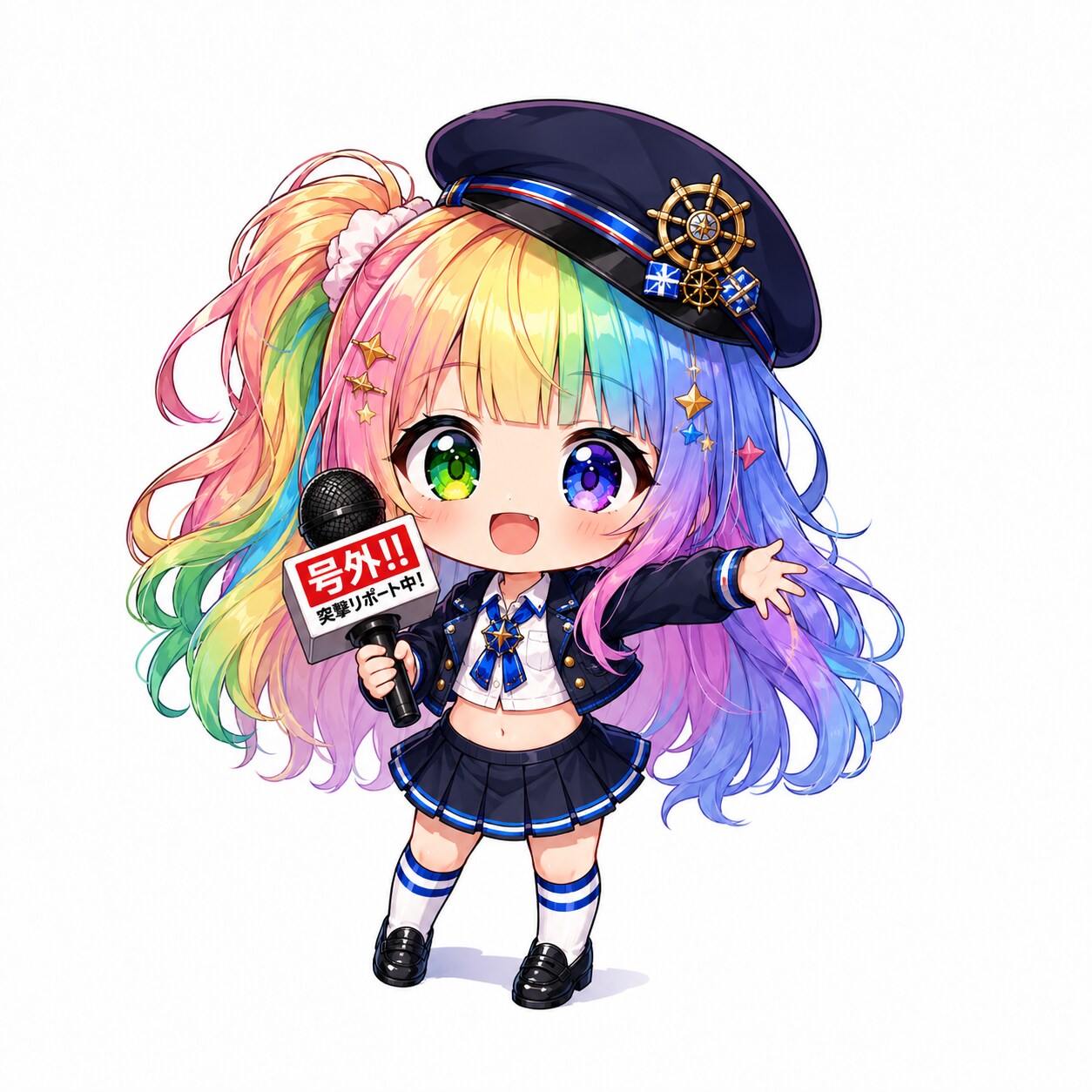 学園報道局3rei Herz支局突撃リポーター【境界なき風】リベルタ（ver.2.0）  「今日は気分転換なので、猫耳と猫しっぽはお休みです♪」