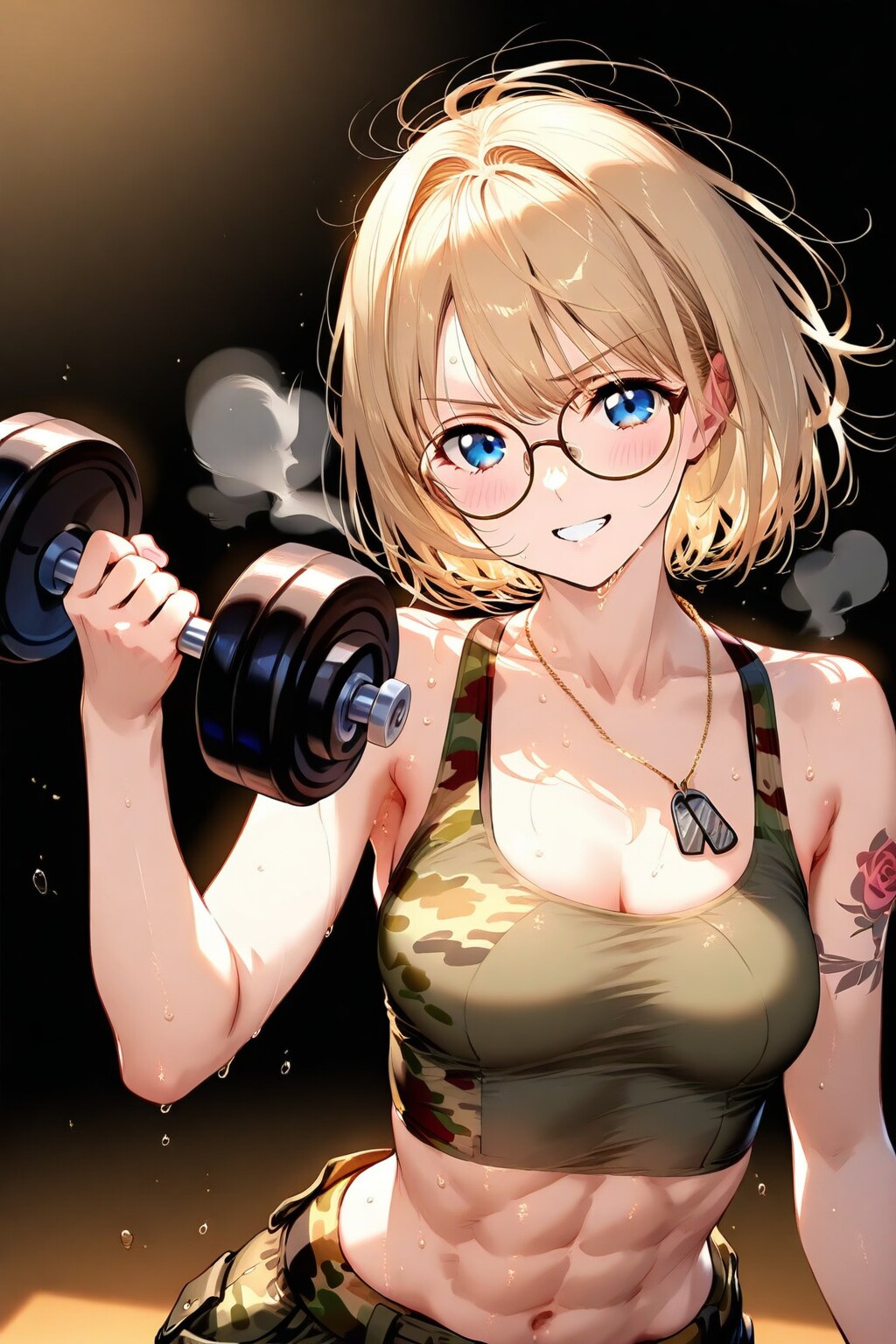 逞しいおかっぱさん