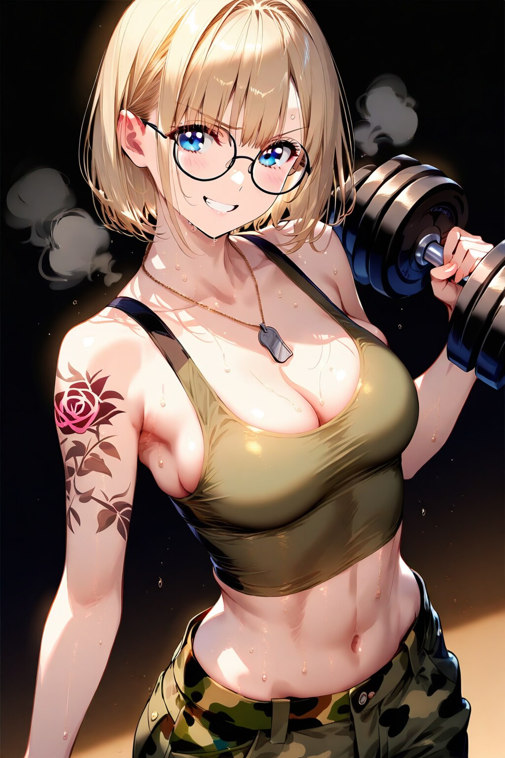逞しいおかっぱさん