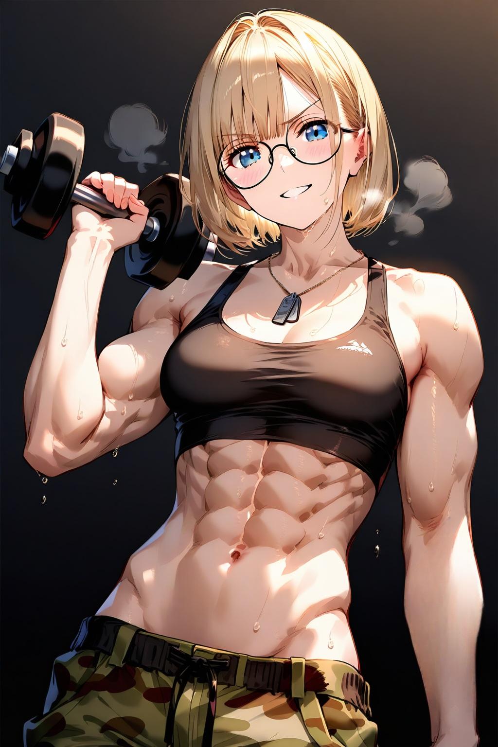逞しいおかっぱさん