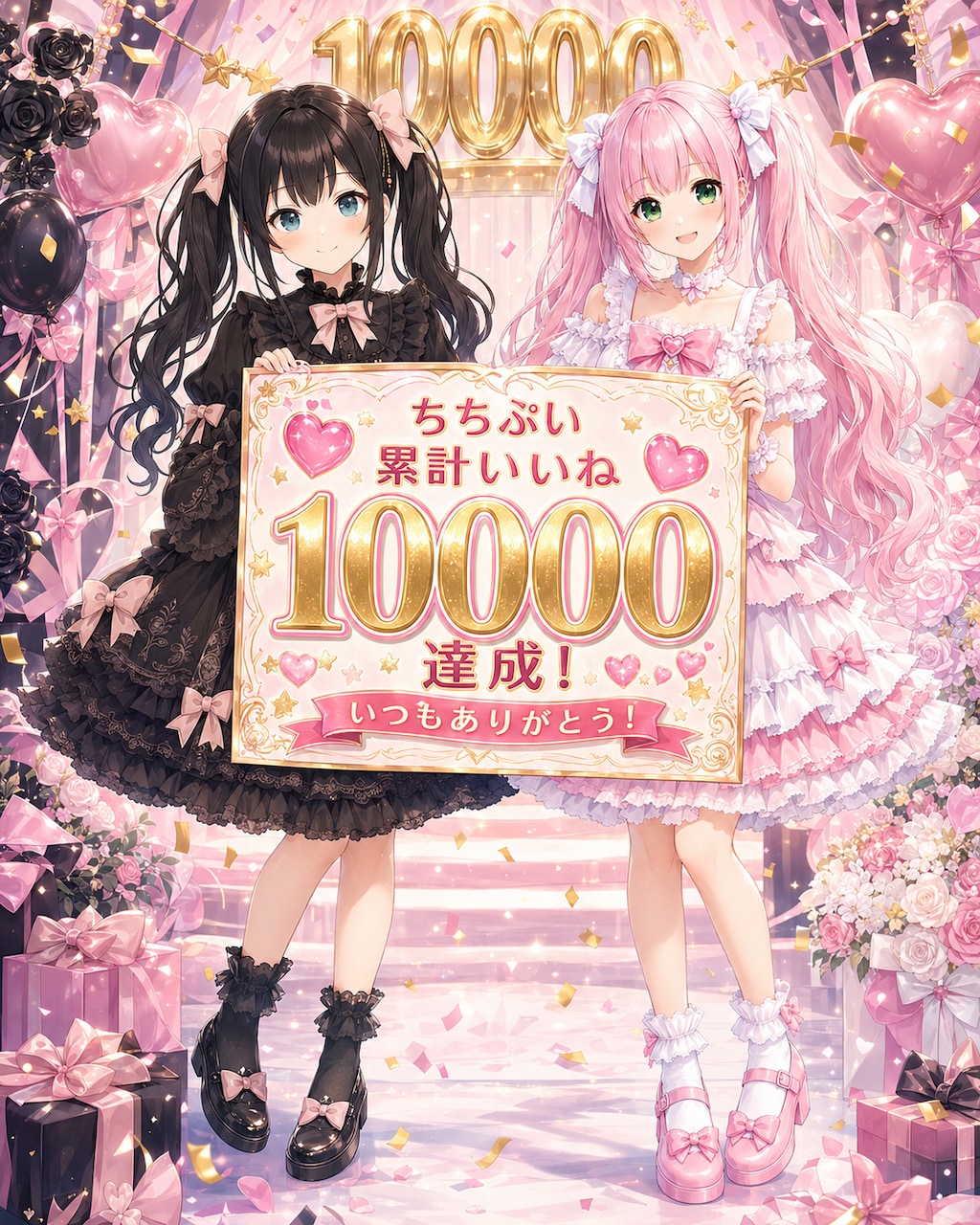 いいね10000！！いつもありがとうございます✨