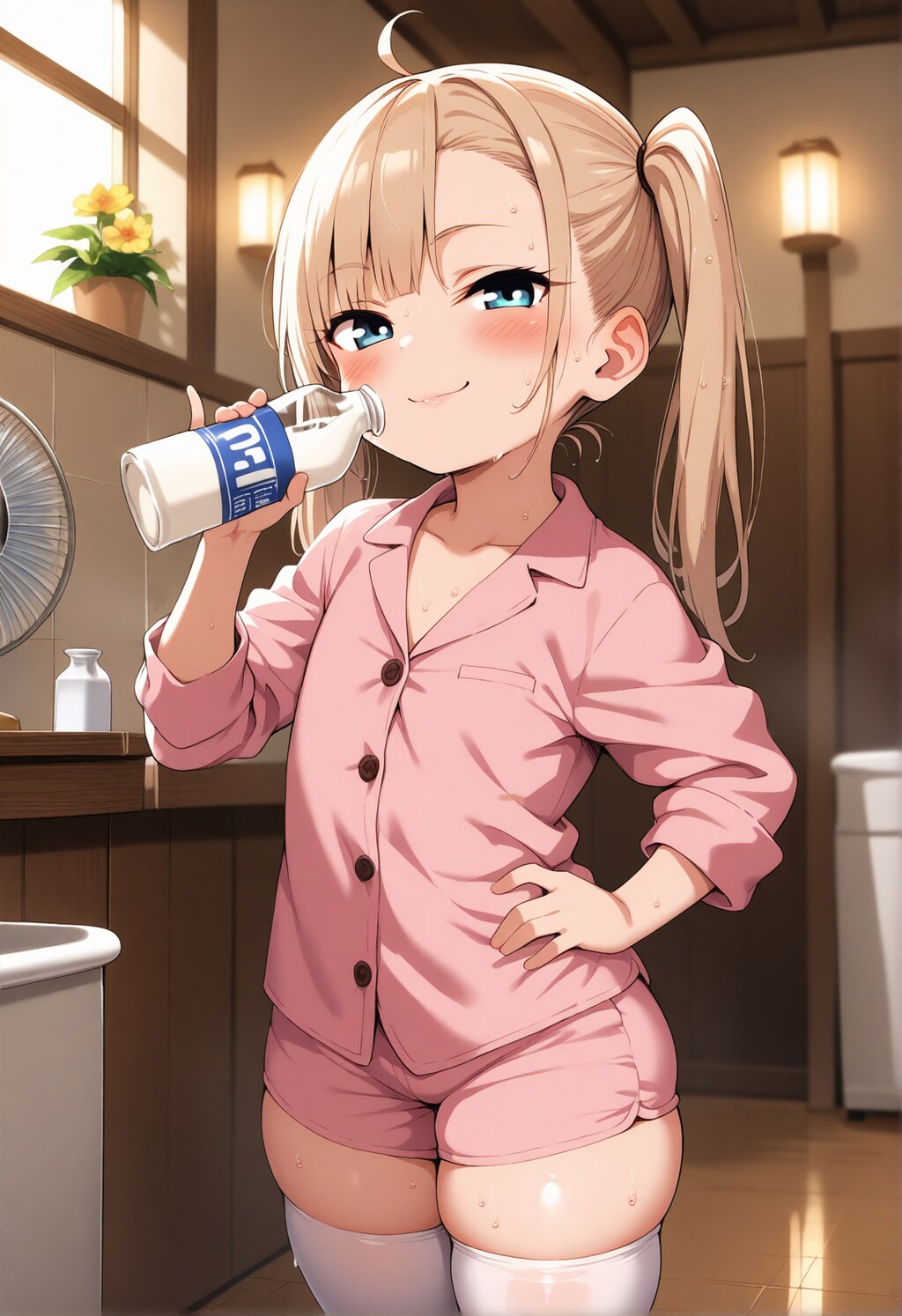 銭湯で飲む牛乳は格別だね