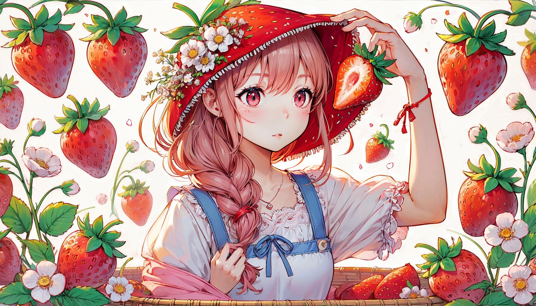 苺ガール | の人気AIイラスト・グラビア