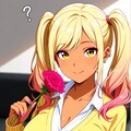 ギャル子　花を贈る② 2枚目