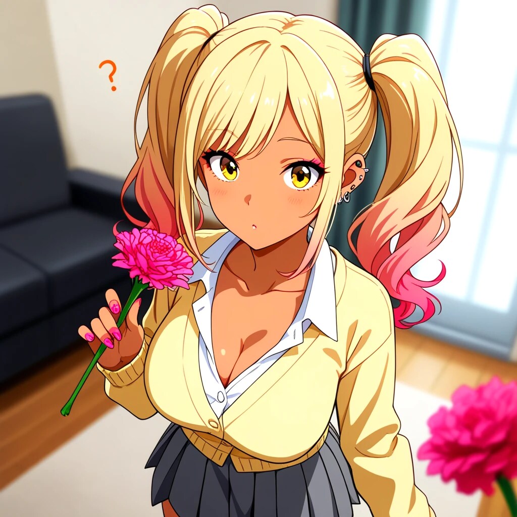 ギャル子　花を贈る②