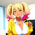ギャル子　花を贈る② 3枚目