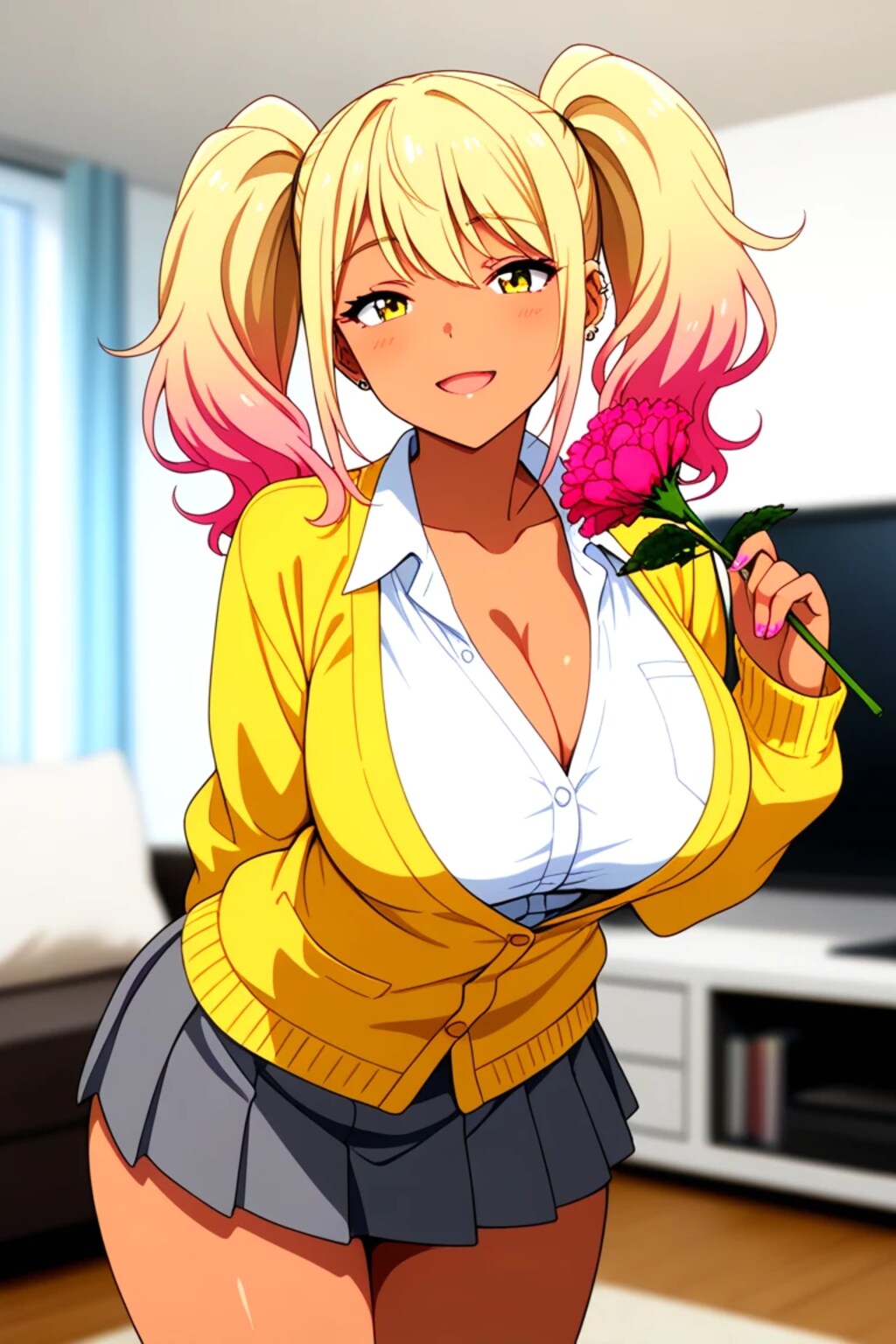 ギャル子　花を贈る②