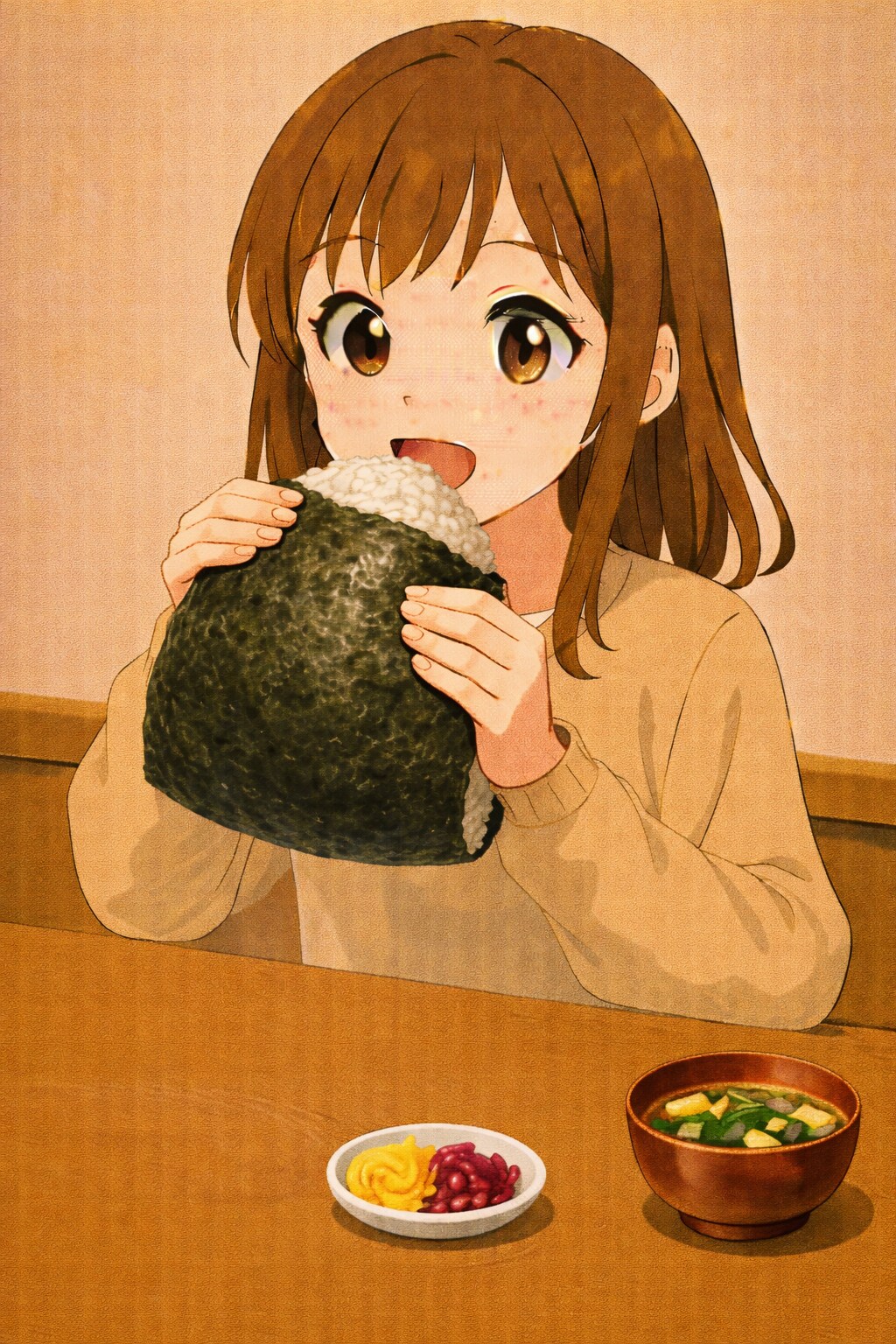 超巨大おにぎり | の人気AIイラスト・グラビア