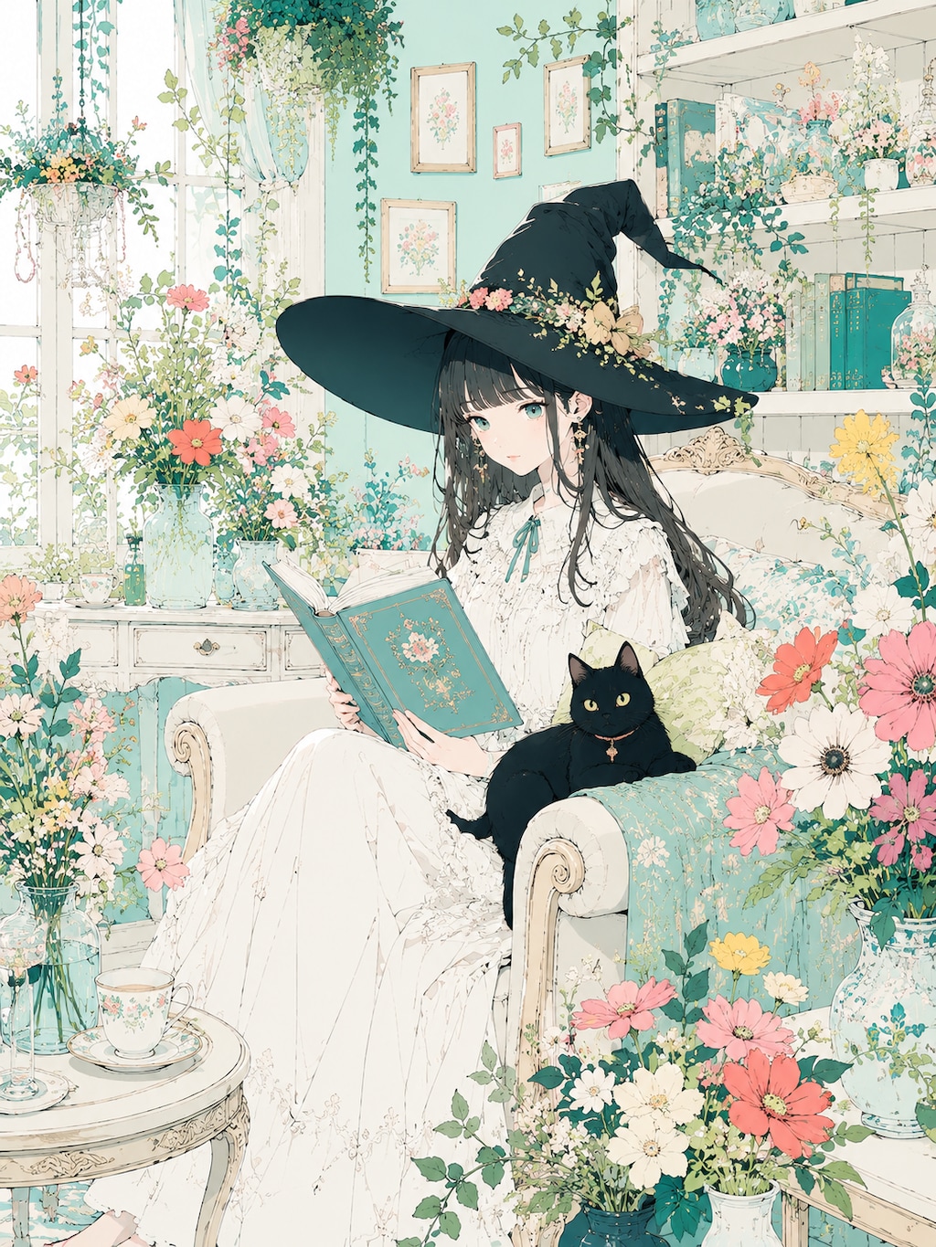 花の魔女は午後を読む