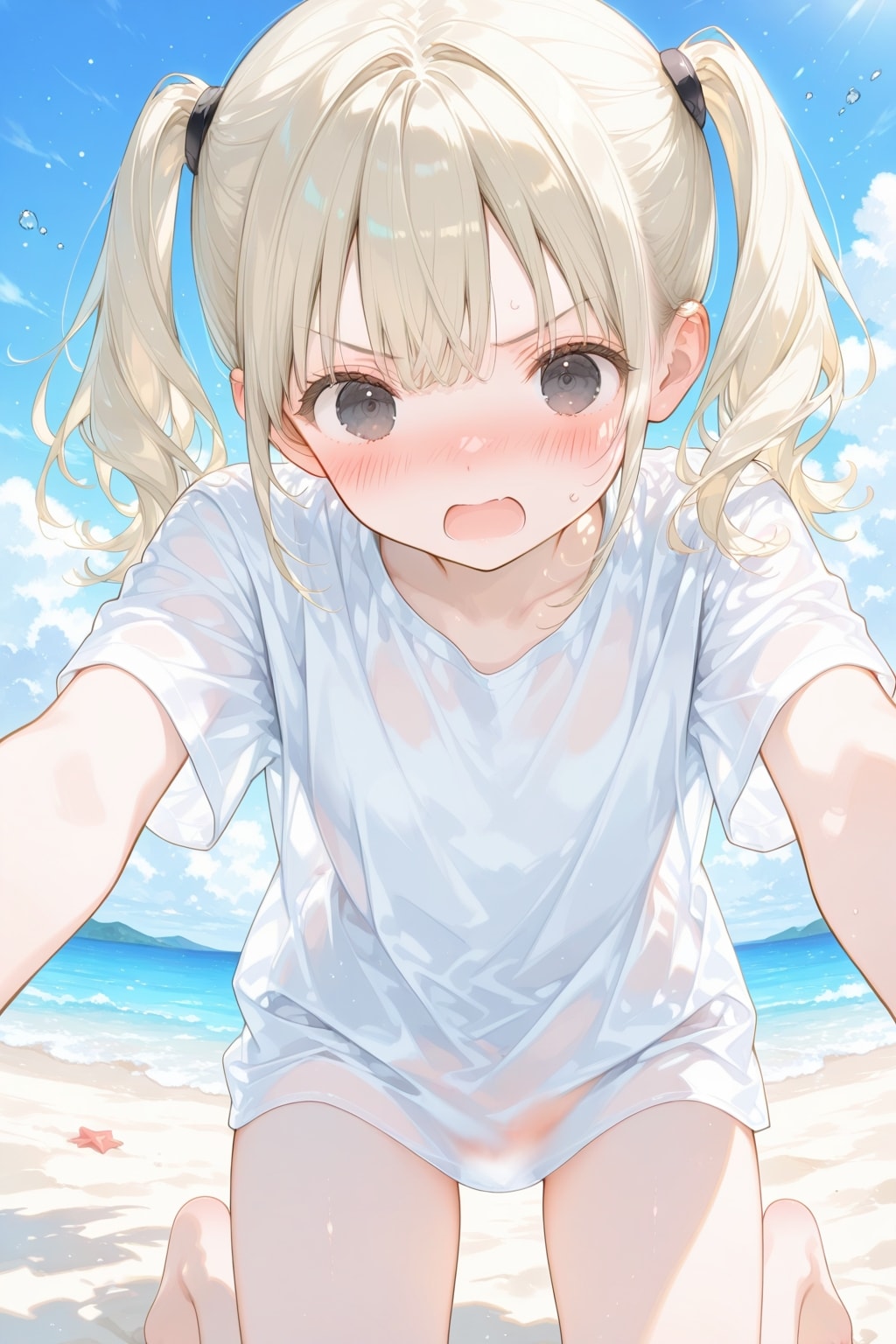 海と少女