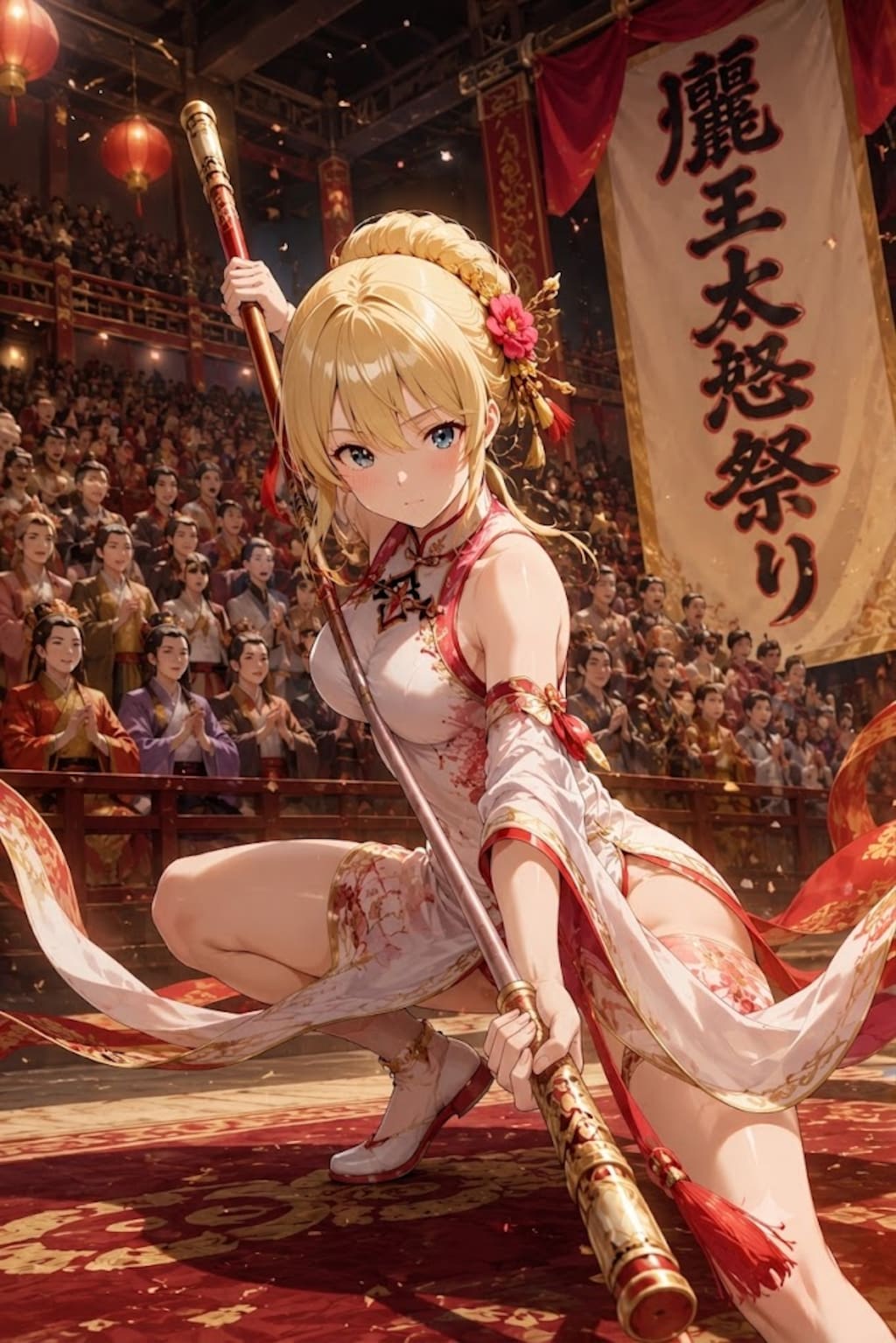 麗王太怒祭り 棍の部 瑛梨ちゃん😄