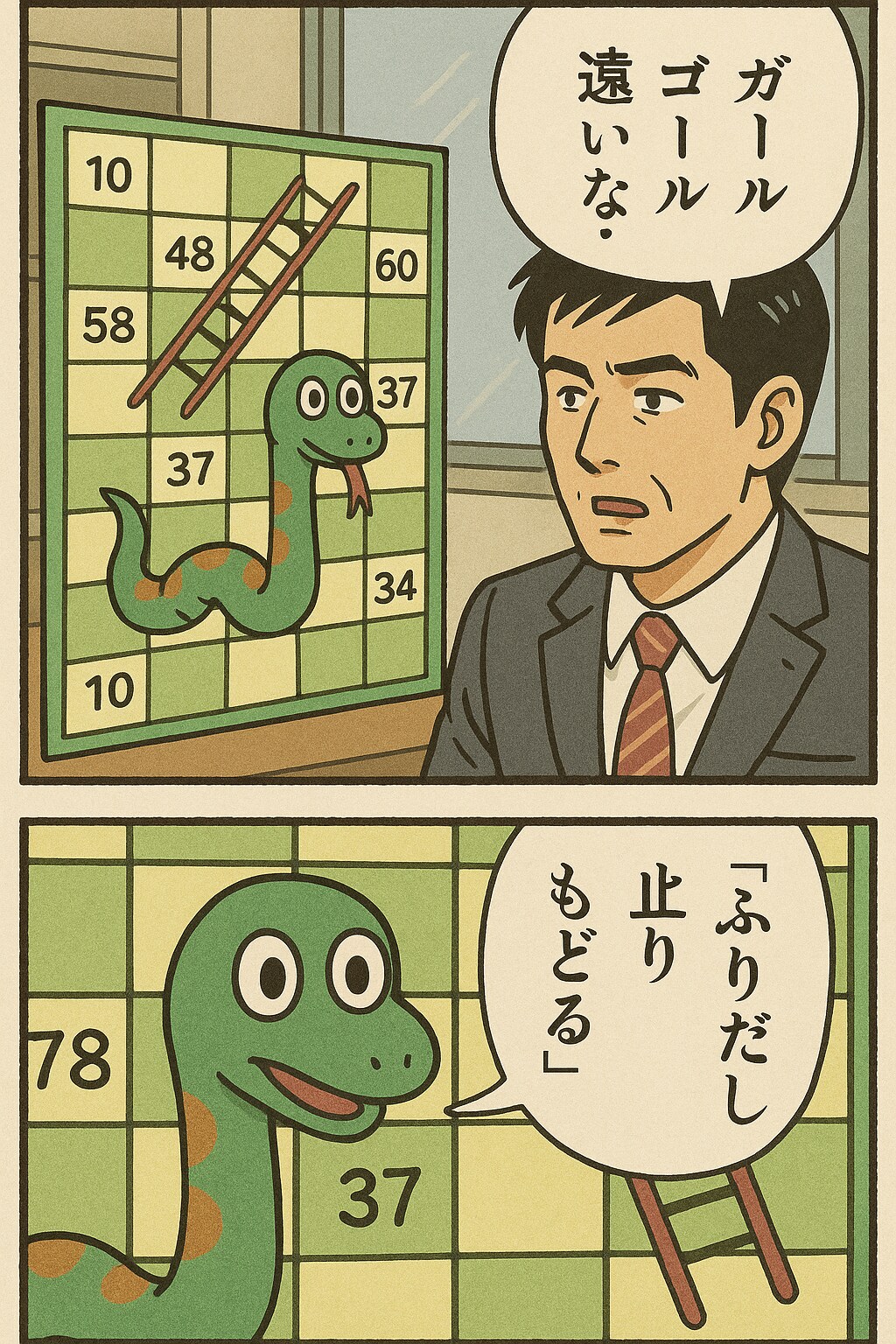 会社でくにへかえるんだな