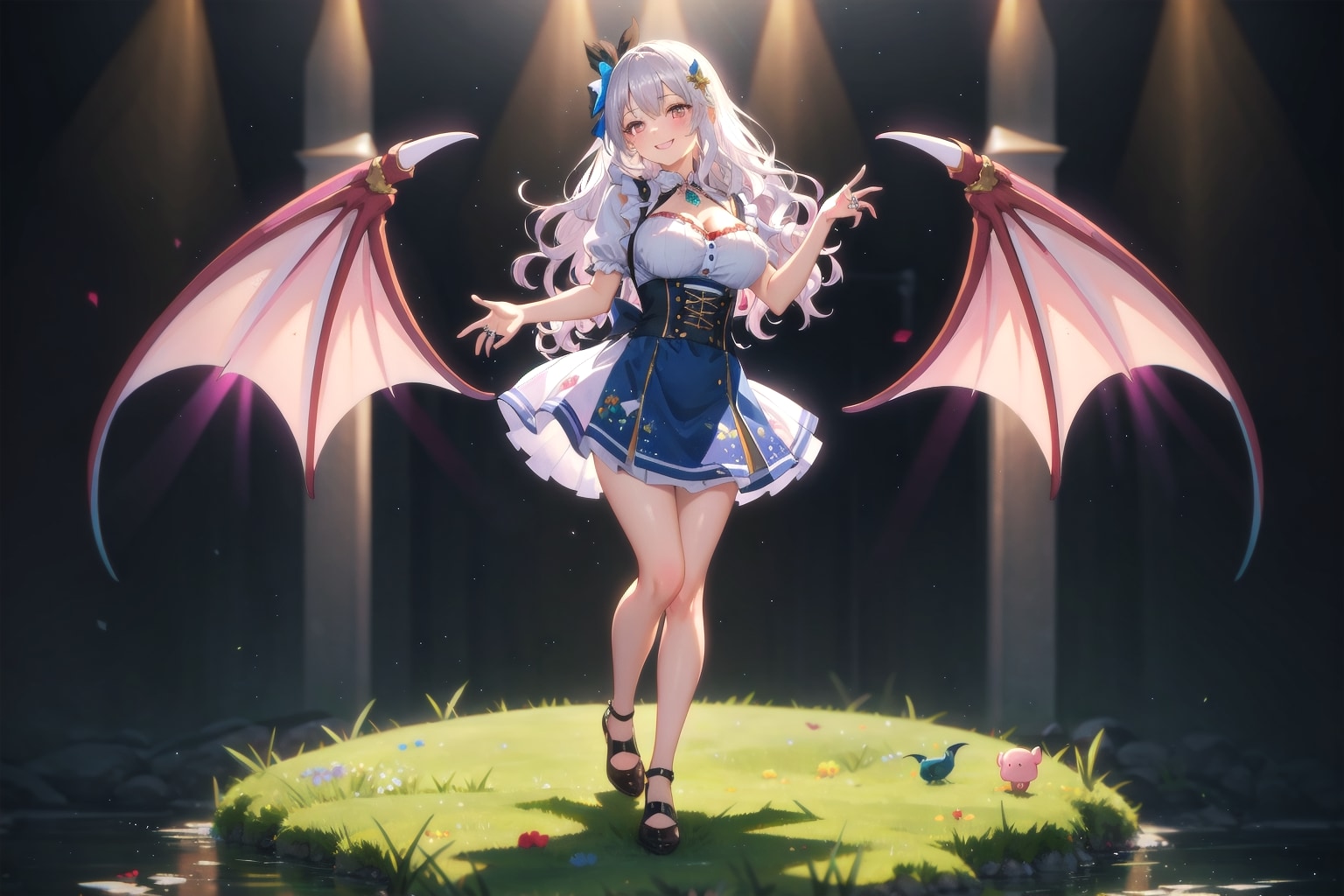 ブルーディアンドル | の人気AIイラスト・グラビア