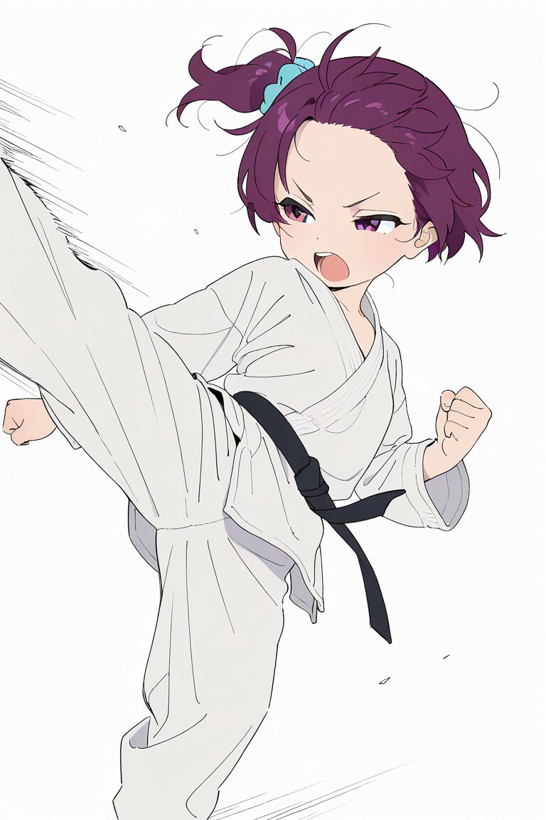 サイドテール子ちゃんは空手部