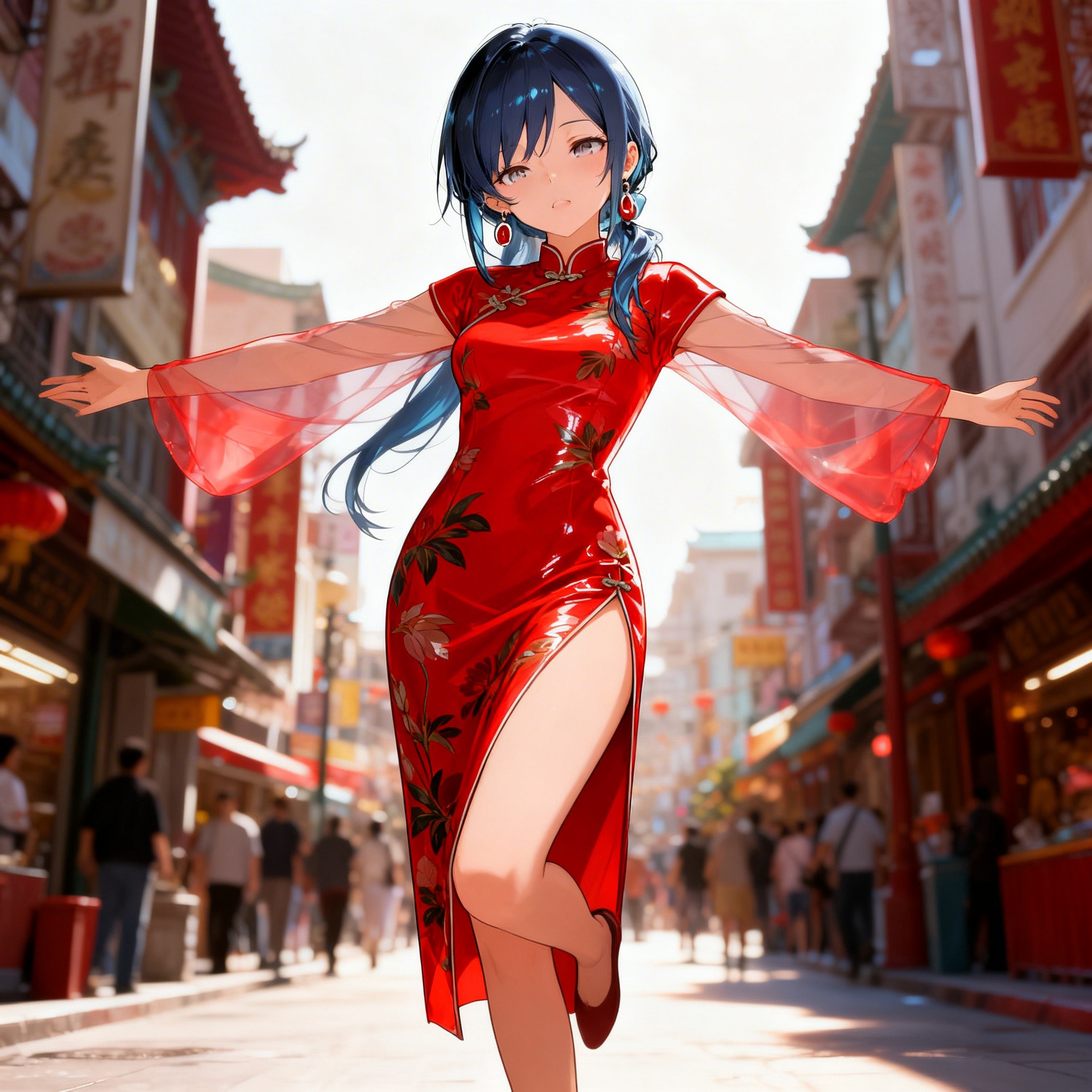 チャイナドレスの七瀬　77
